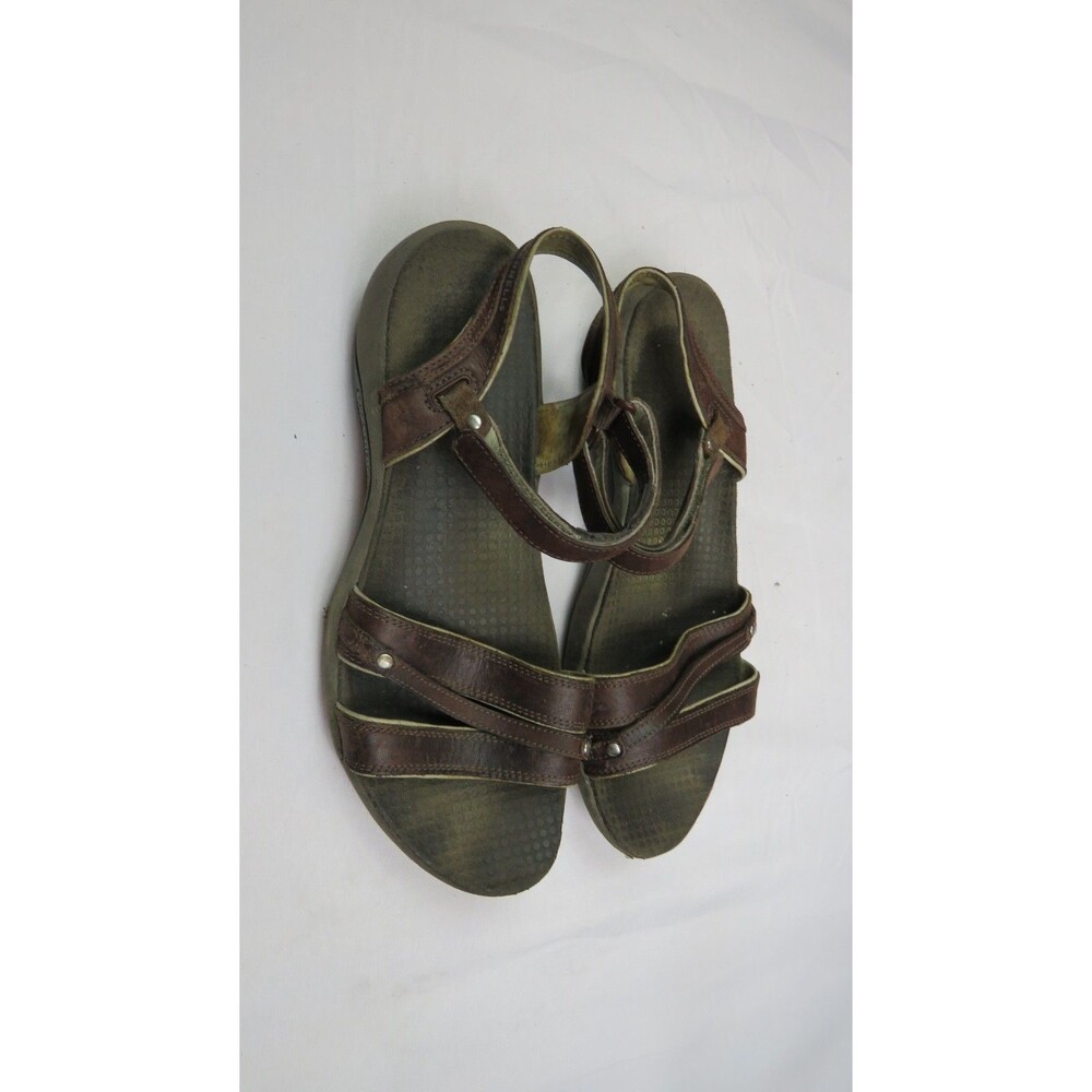 Merrell Dahlia Coffee Bean Brown Leather Sport Sandals J35672 Women’s 8